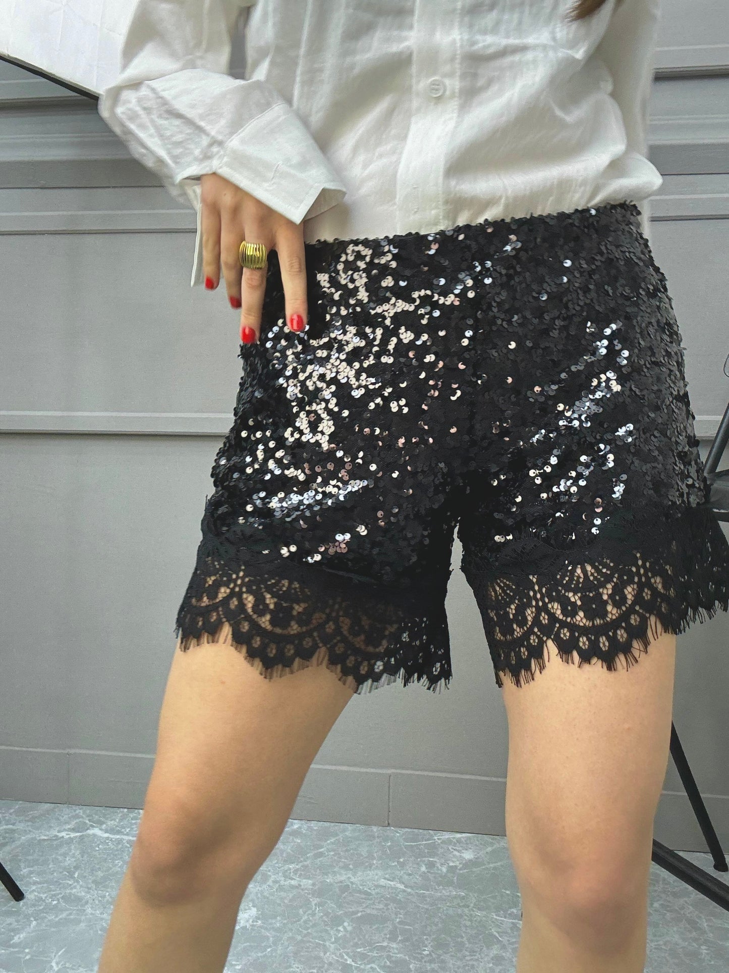 Shorts Paillettes