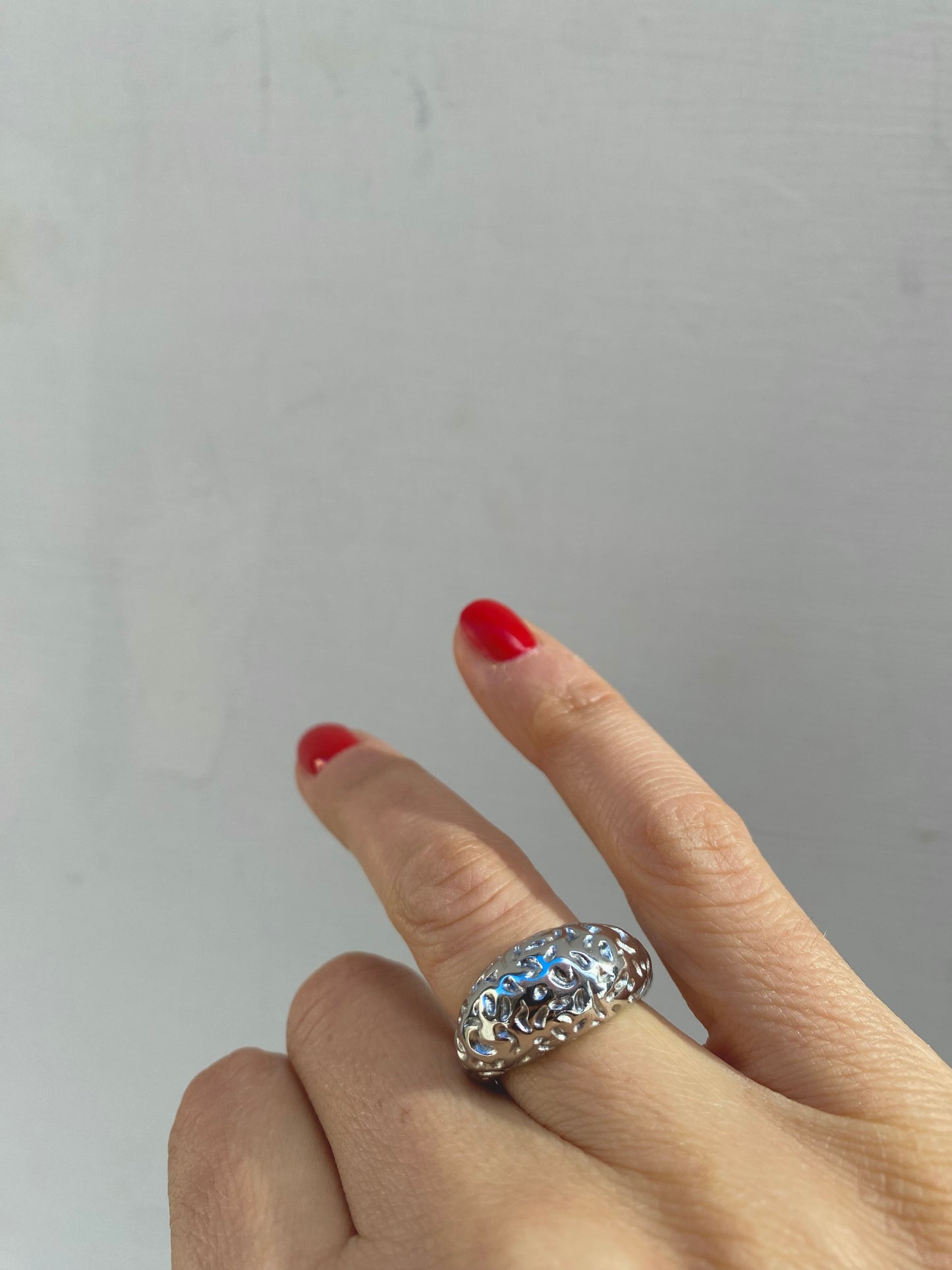 Anello Bomb Martellato