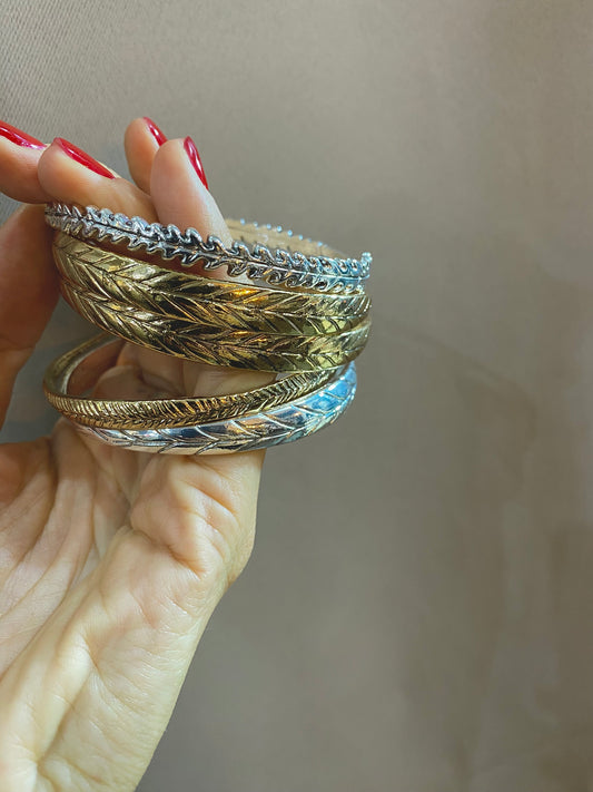 Set Bangles Foglie