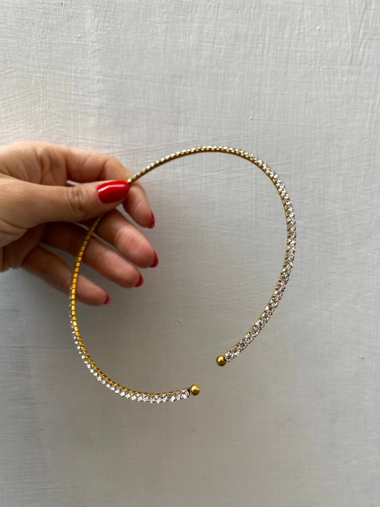 Collier tennis rigido