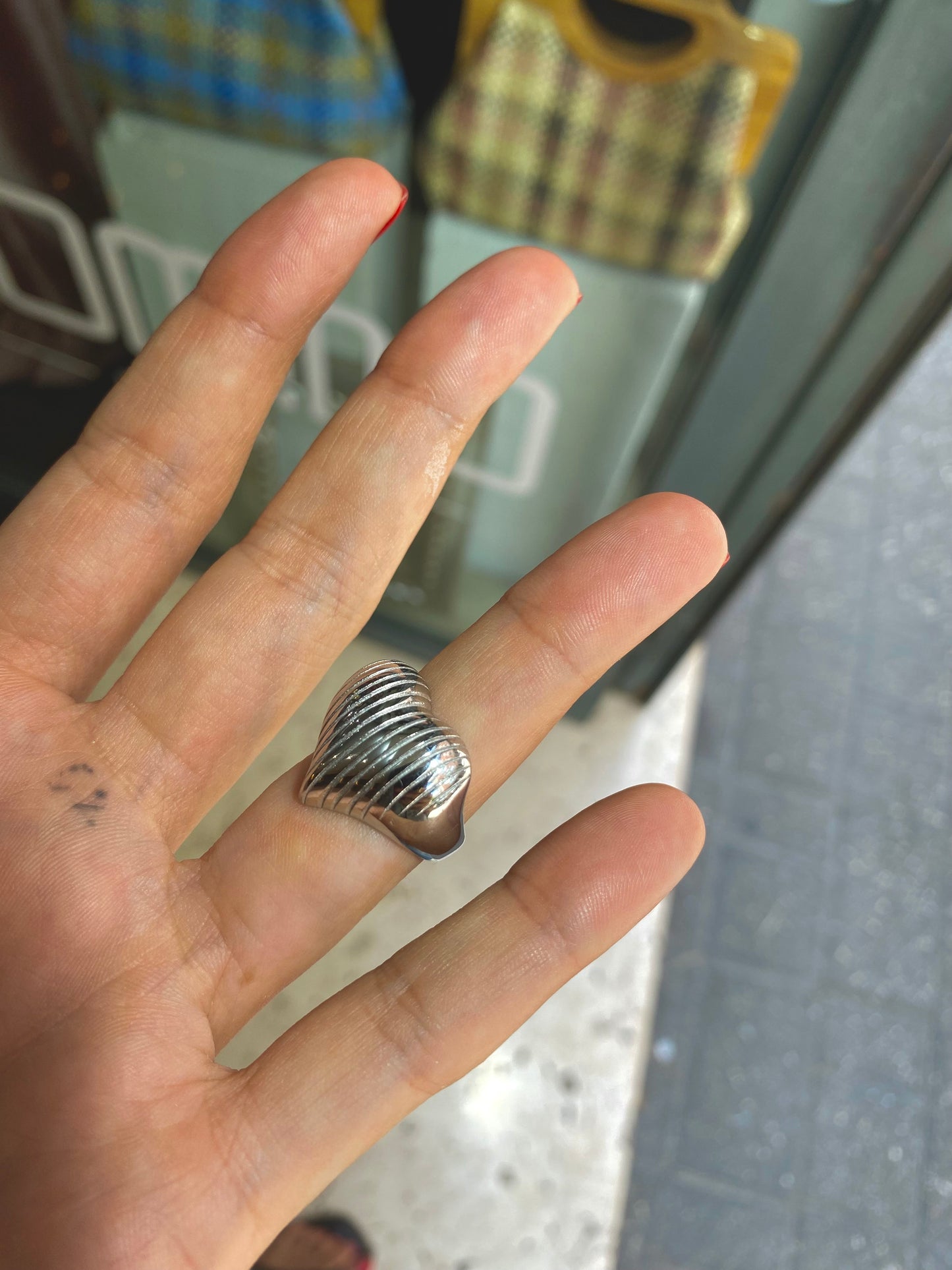 anello cuore millerighe