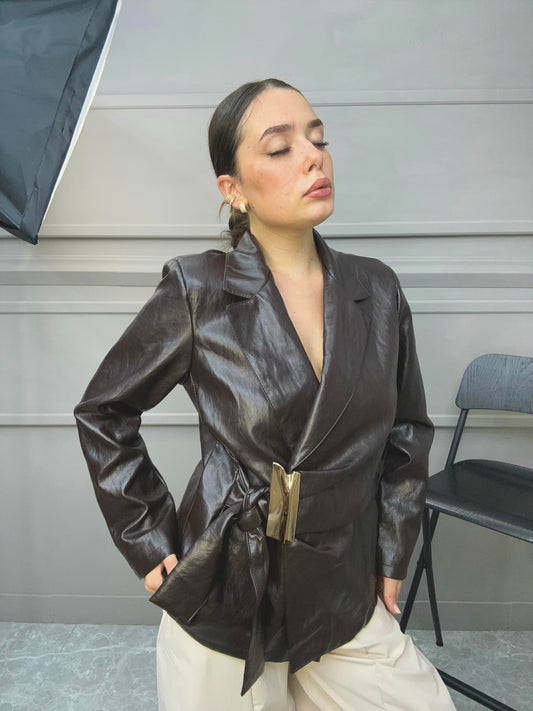 Blazer in Ecopelle