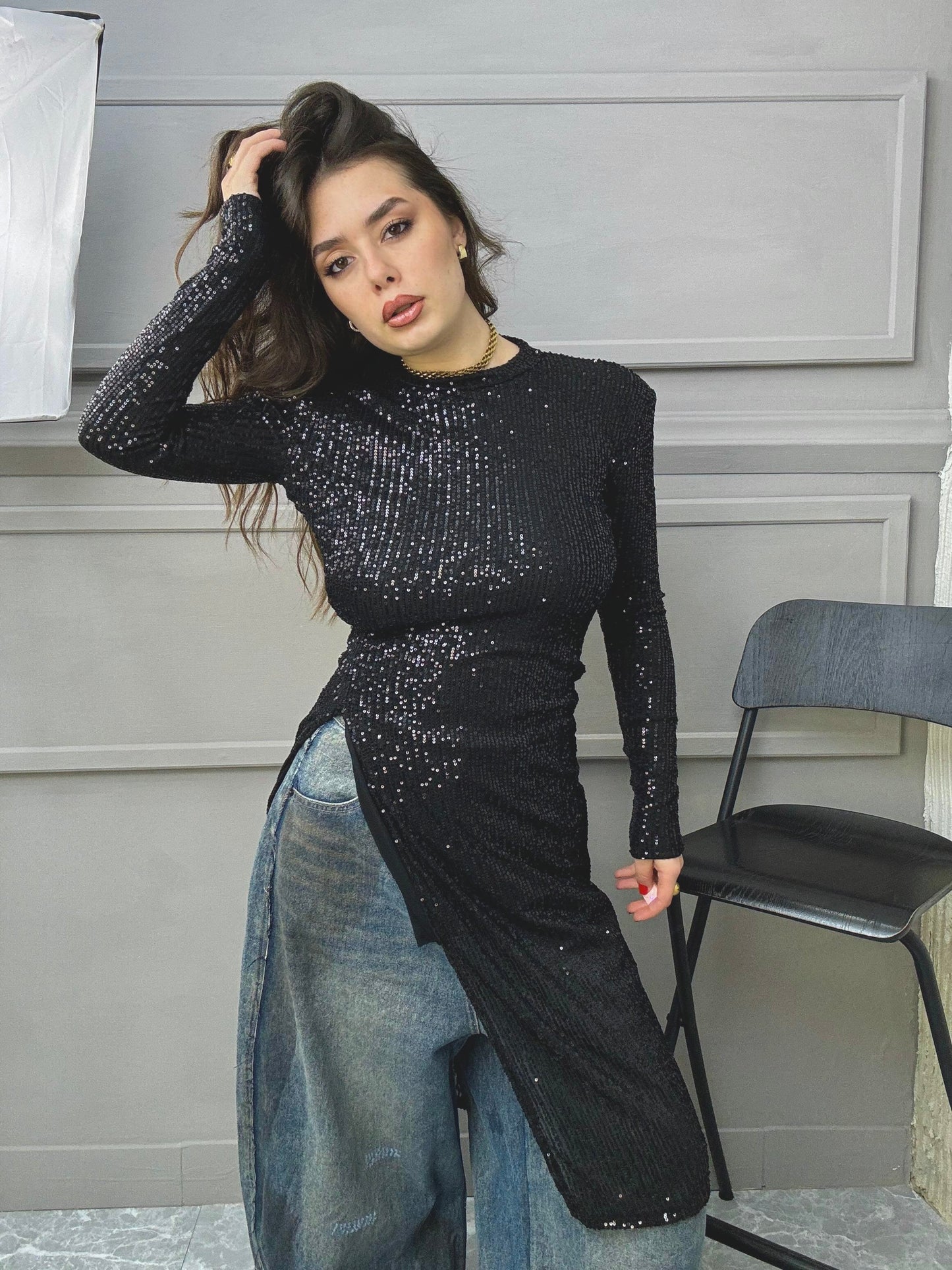 maglia Andromeda paillettes