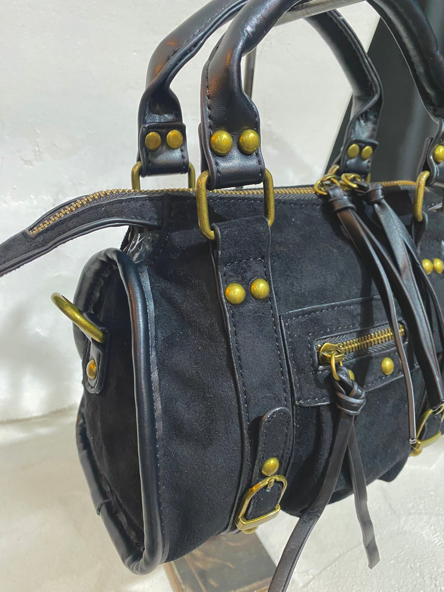 Bauletto Baly mini camoscio