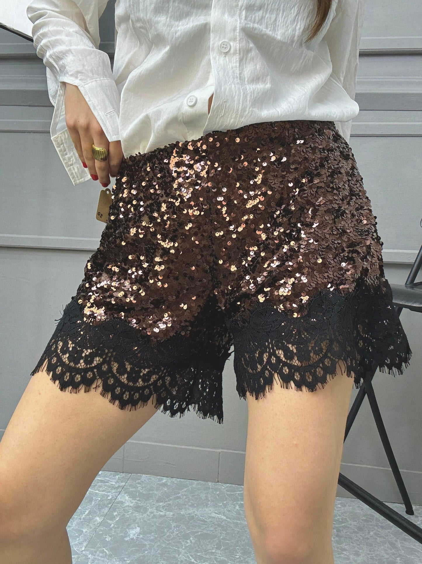 Shorts Paillettes