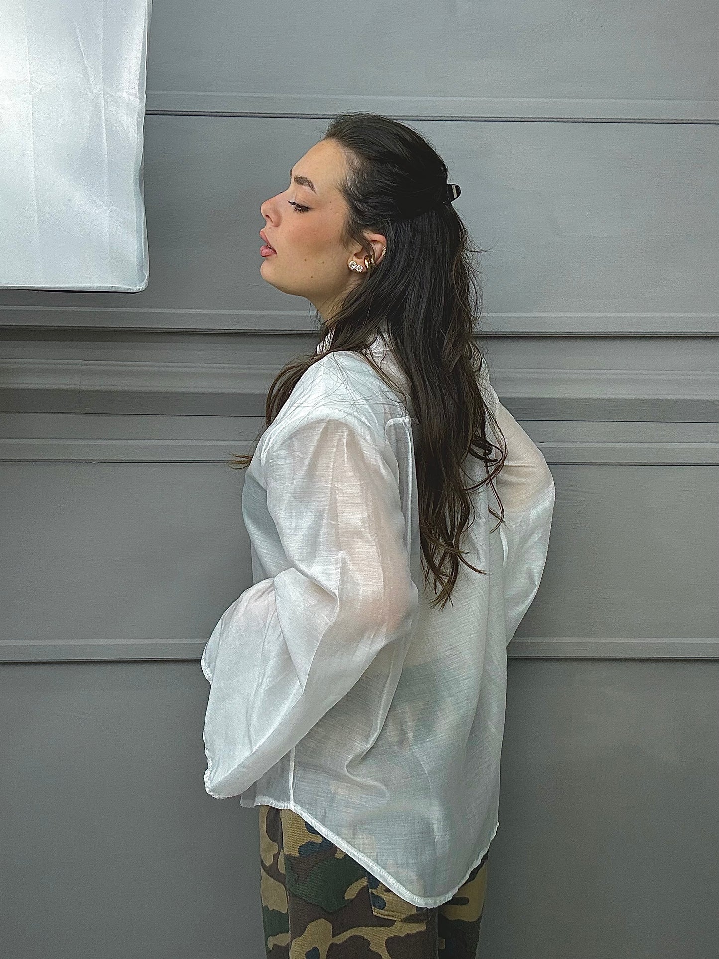 Maxi Camicia Velata