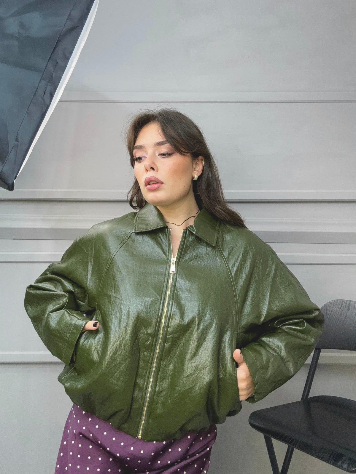 Bomber in Ecopelle