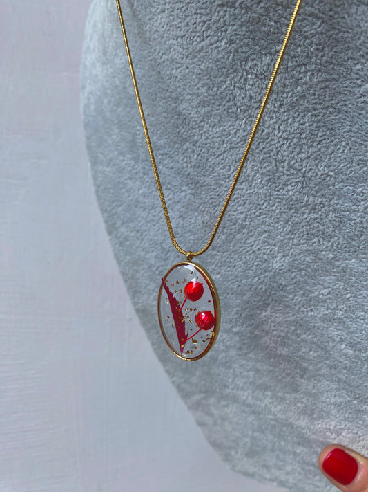 Collana Resina Oval