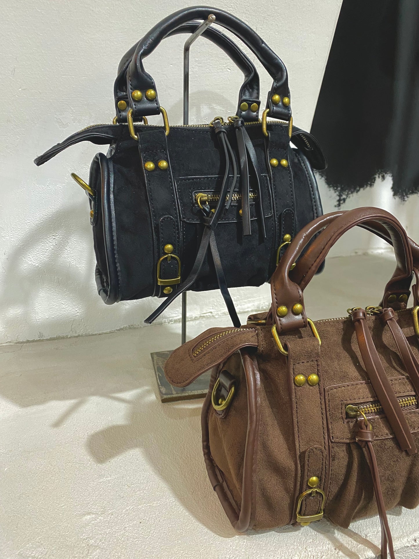 Bauletto Baly mini camoscio