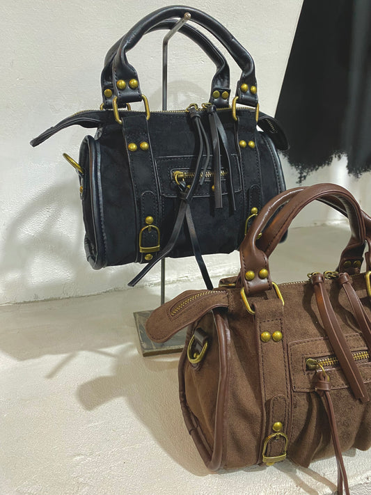 Bauletto Baly mini camoscio