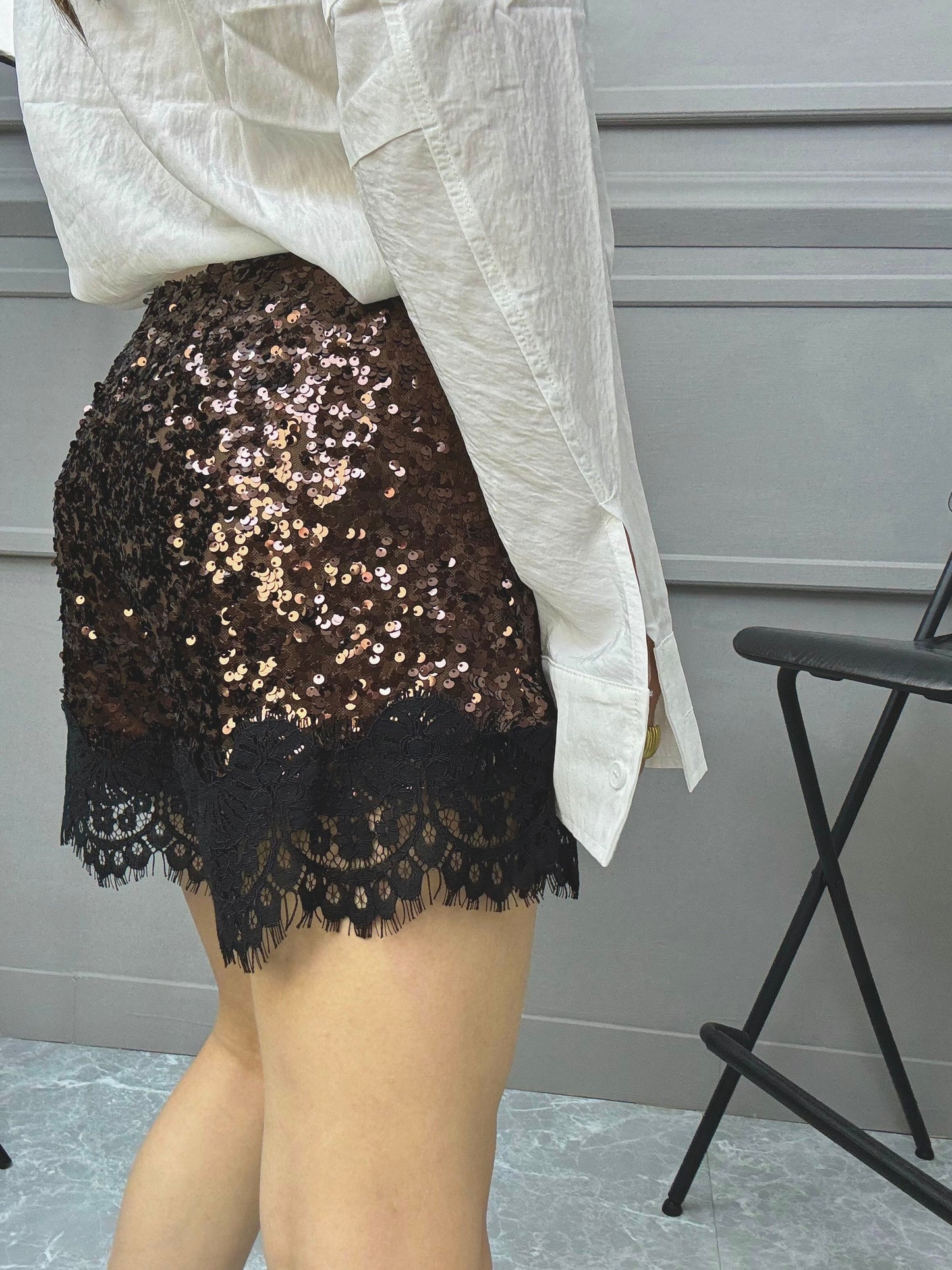 Shorts Paillettes