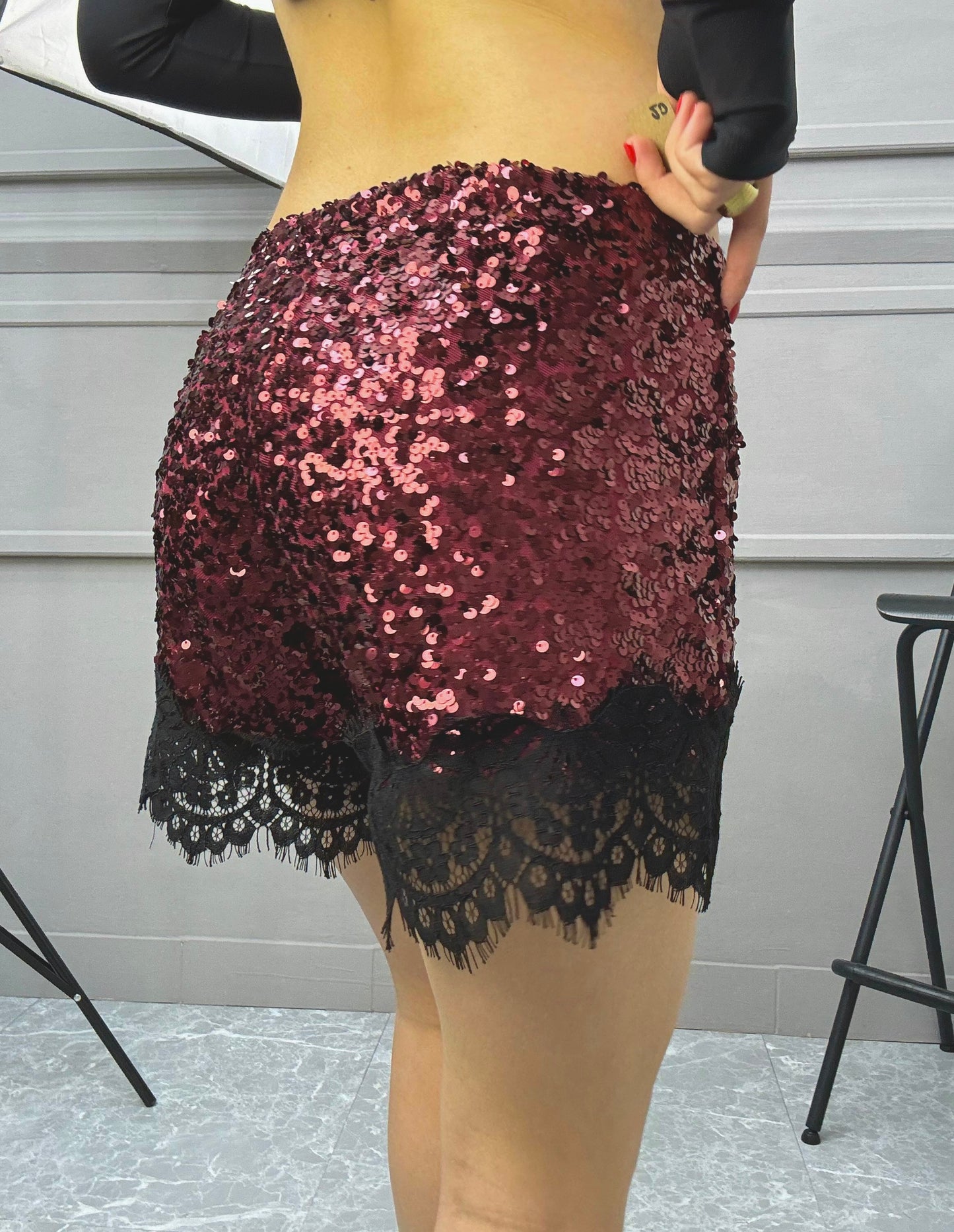 Shorts Paillettes