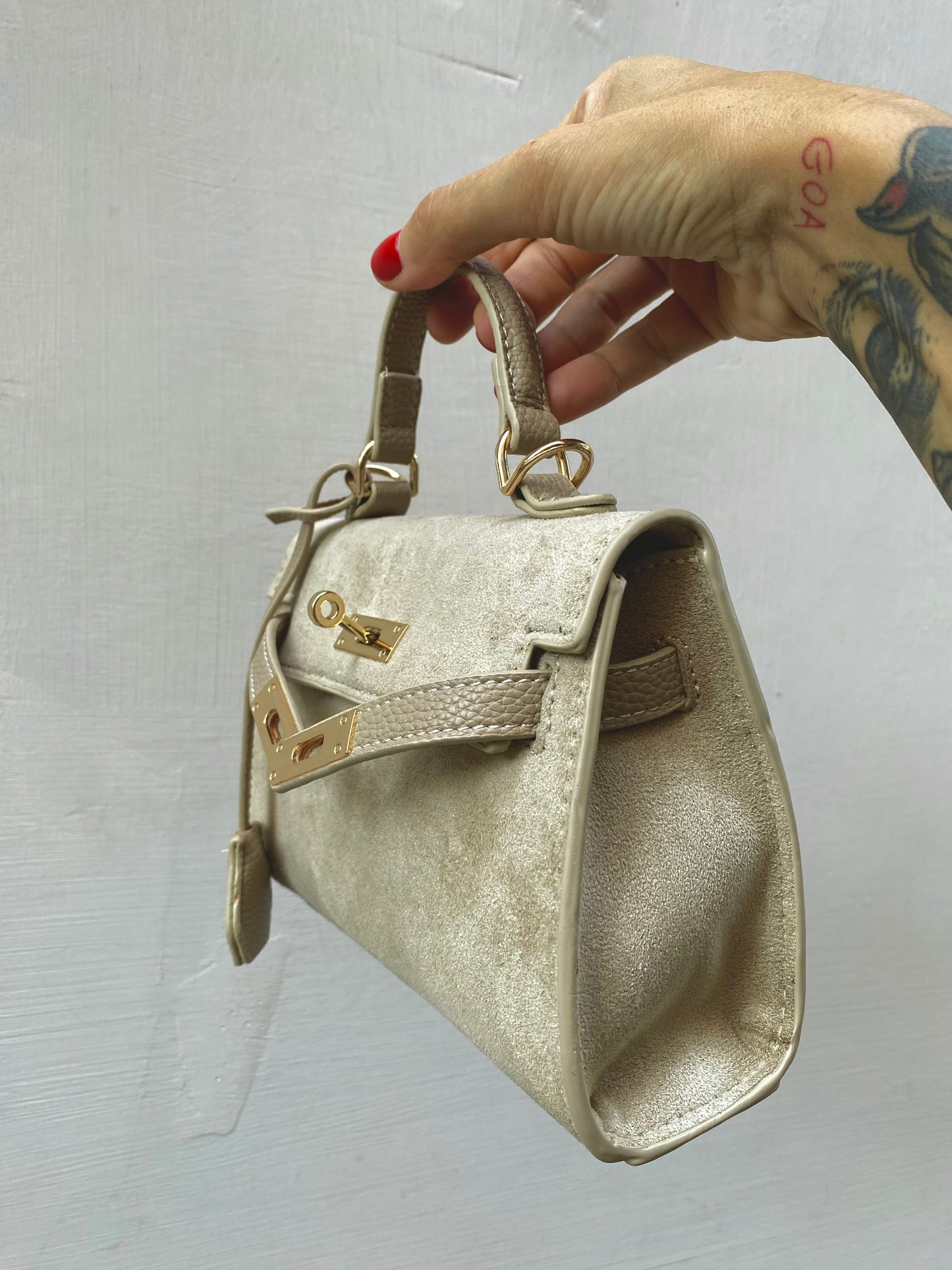 Kelly mini size Camoscio