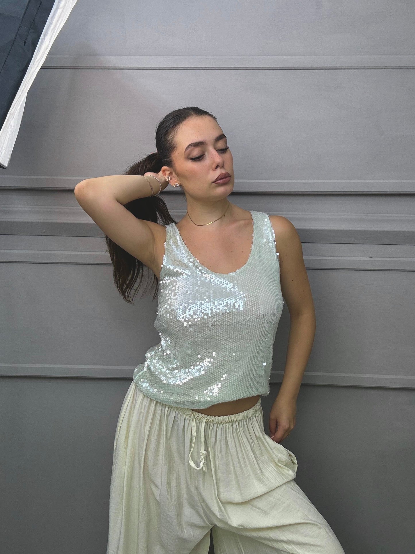 Canotta Paillettes