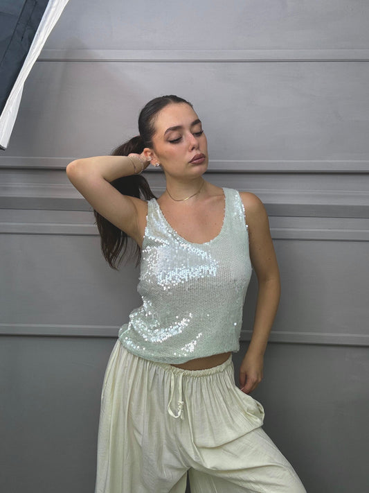 Canotta Paillettes