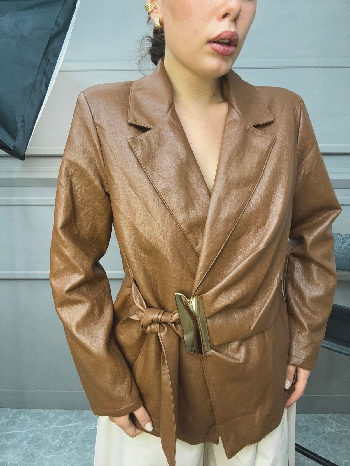 Blazer in Ecopelle