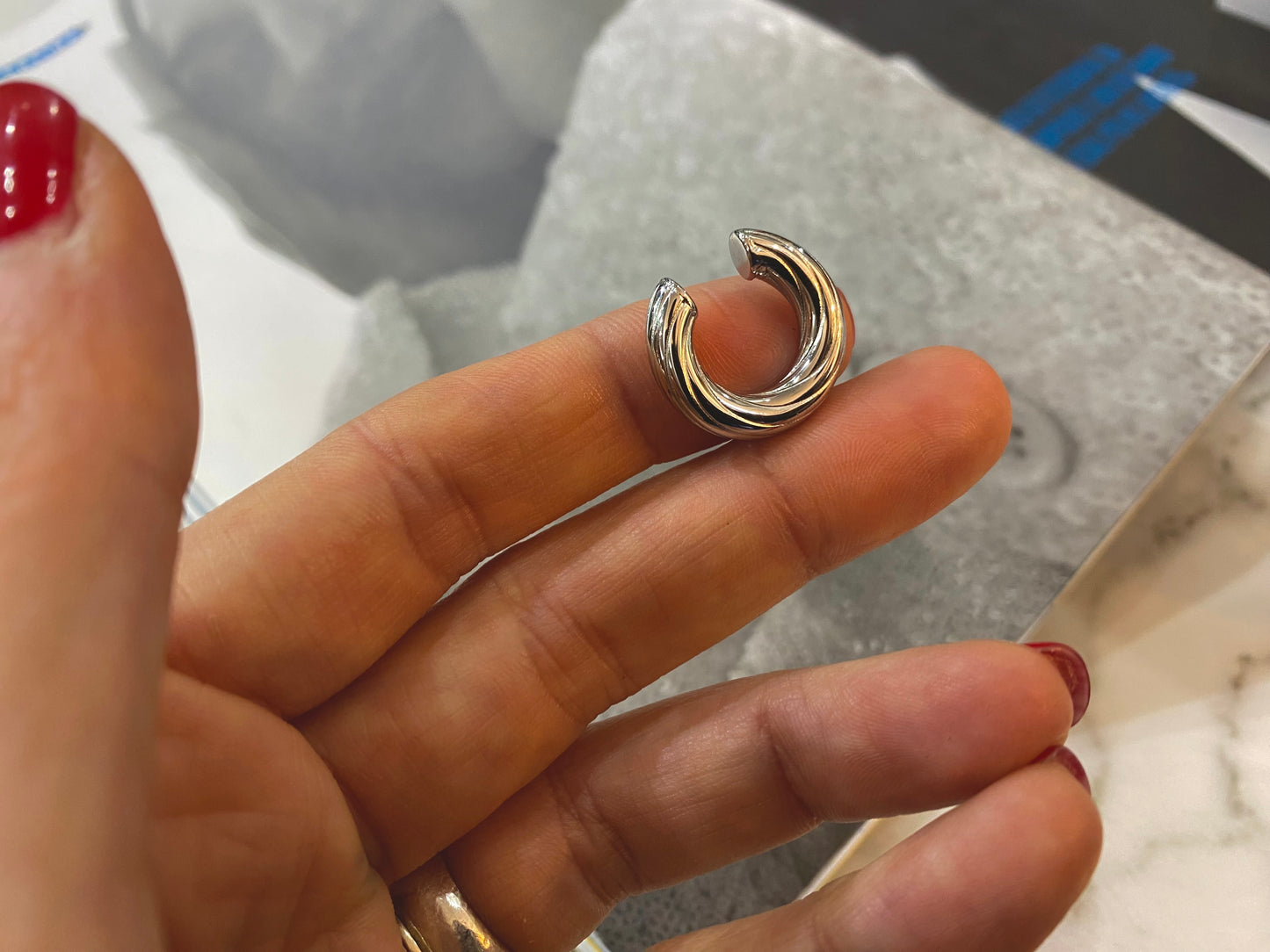Earcuff slim torchon