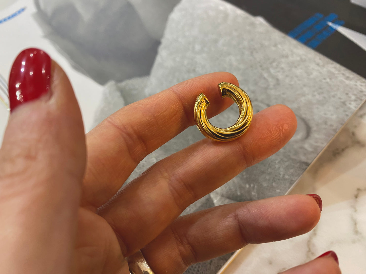 Earcuff slim torchon