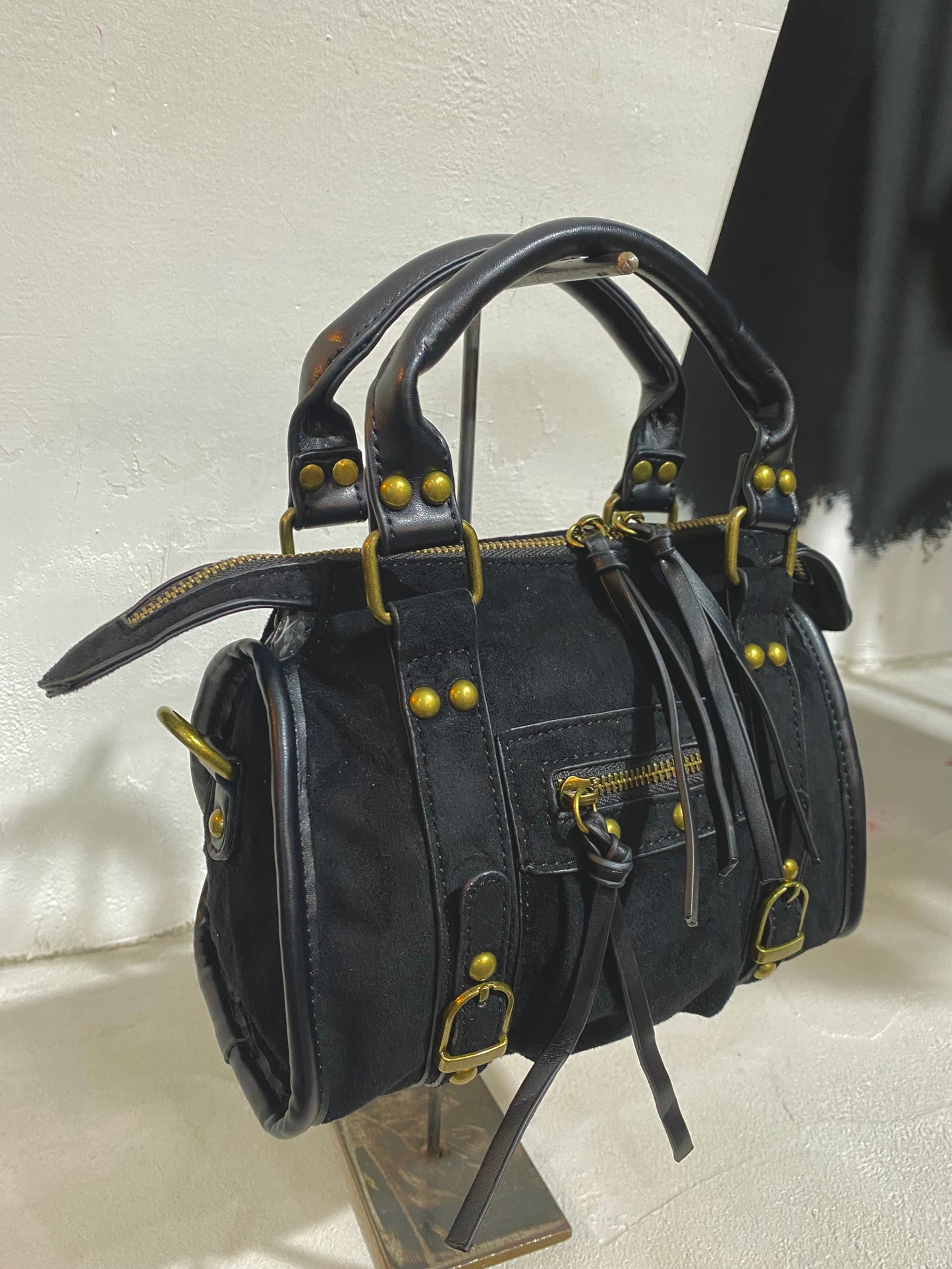 Bauletto Baly mini camoscio