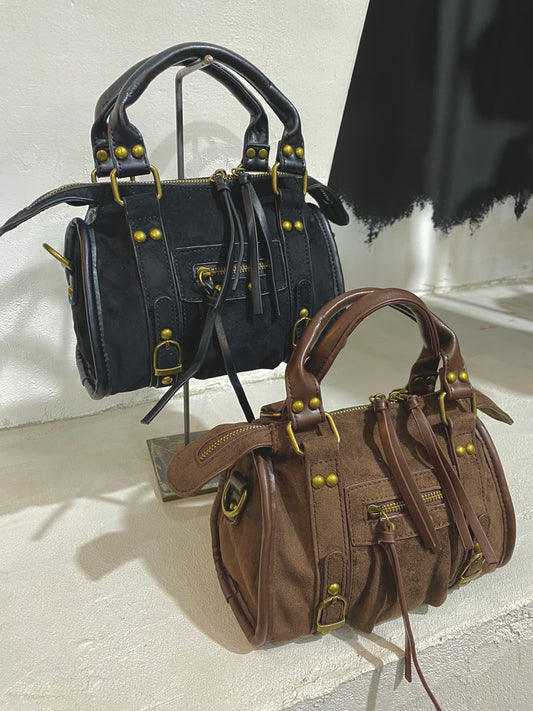 Bauletto Baly mini camoscio