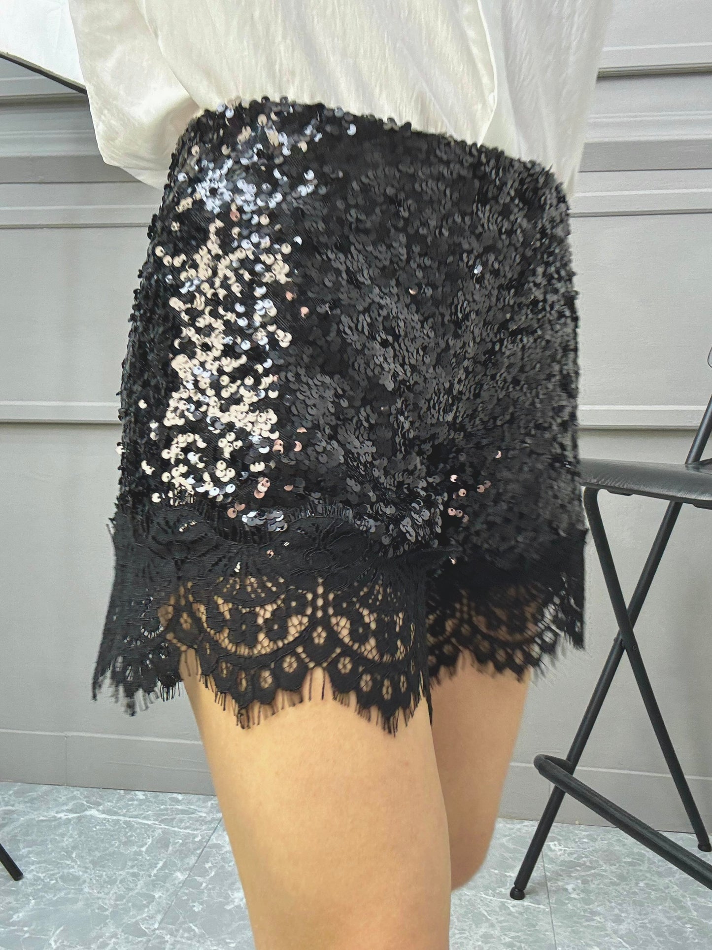 Shorts Paillettes