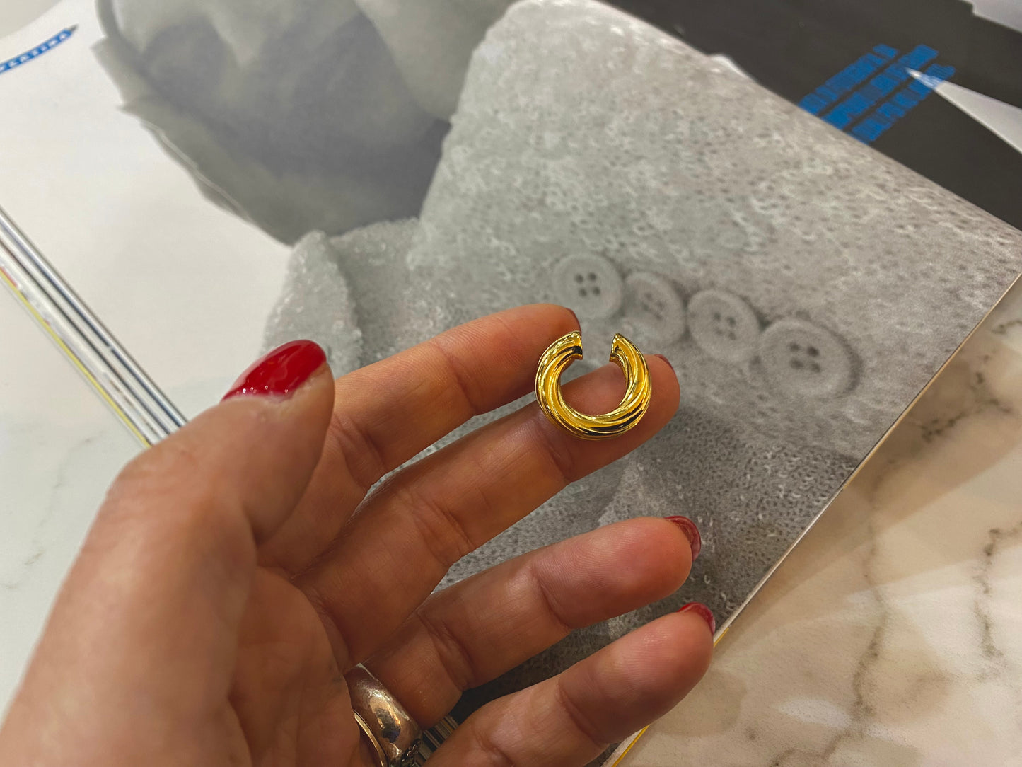 Earcuff slim torchon