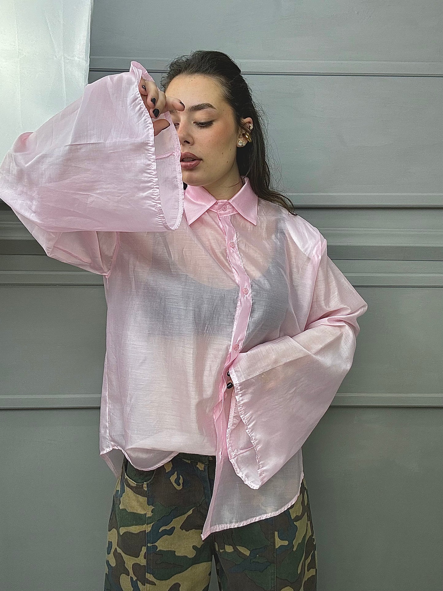 Maxi Camicia Velata