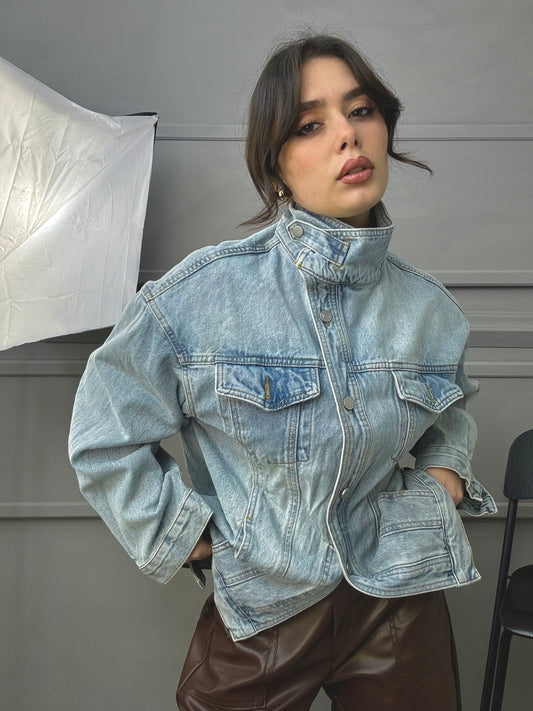 Bomber in Jeans