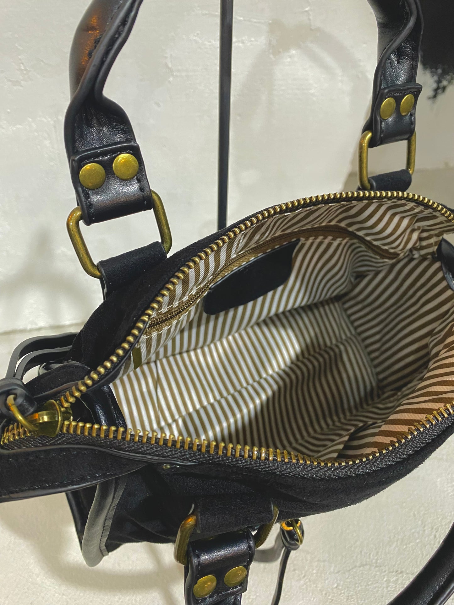 Bauletto Baly mini camoscio