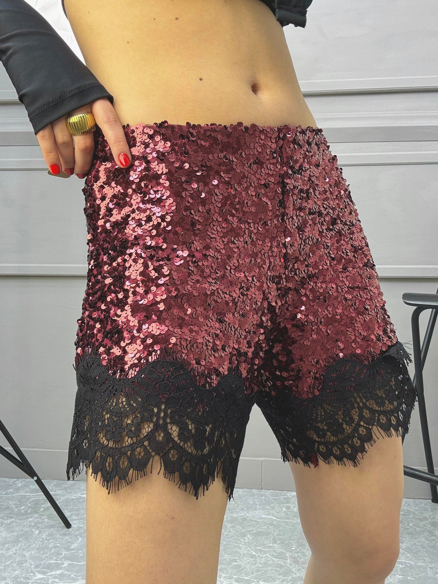 Shorts Paillettes