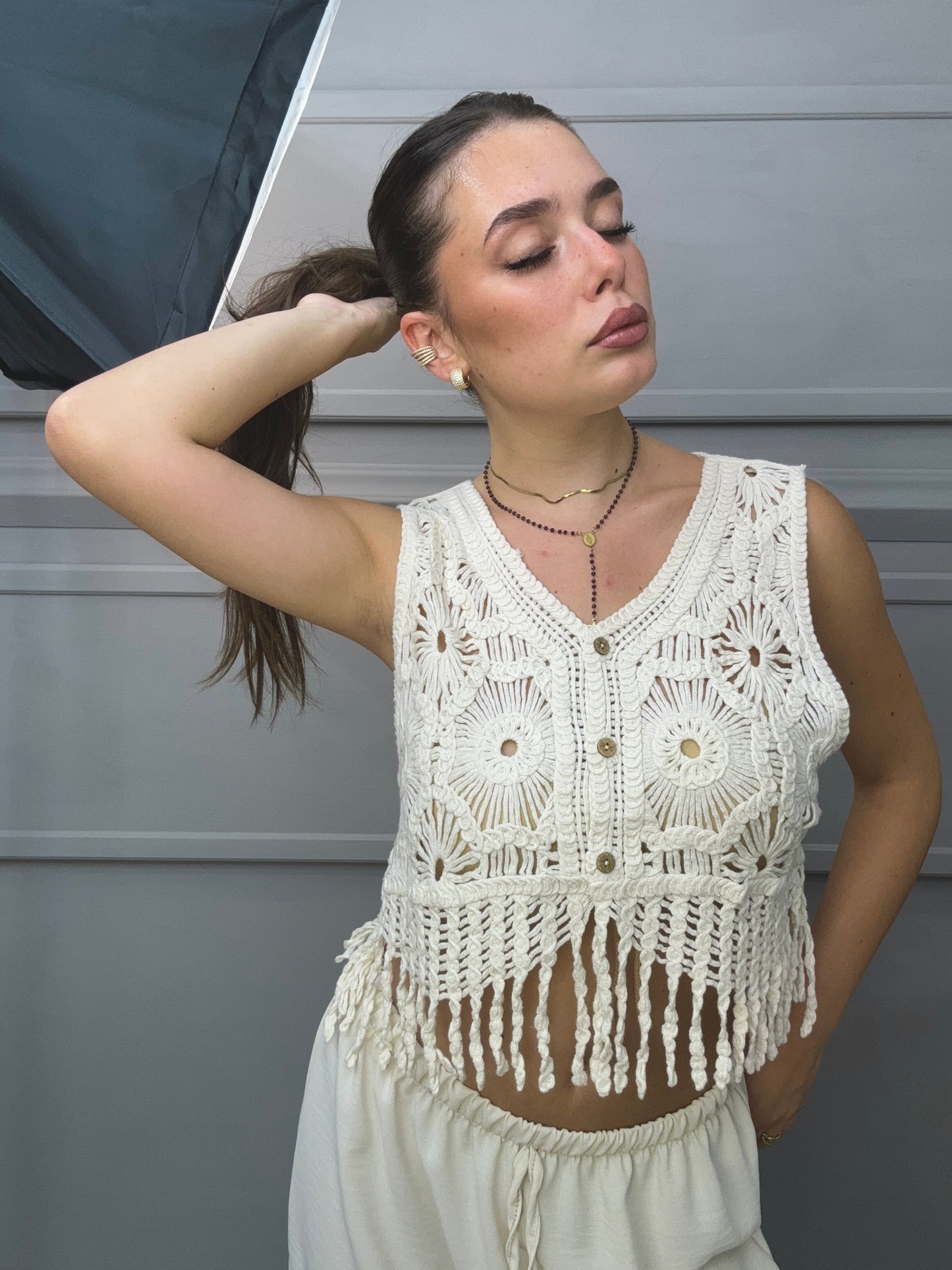 Gilet Macramé