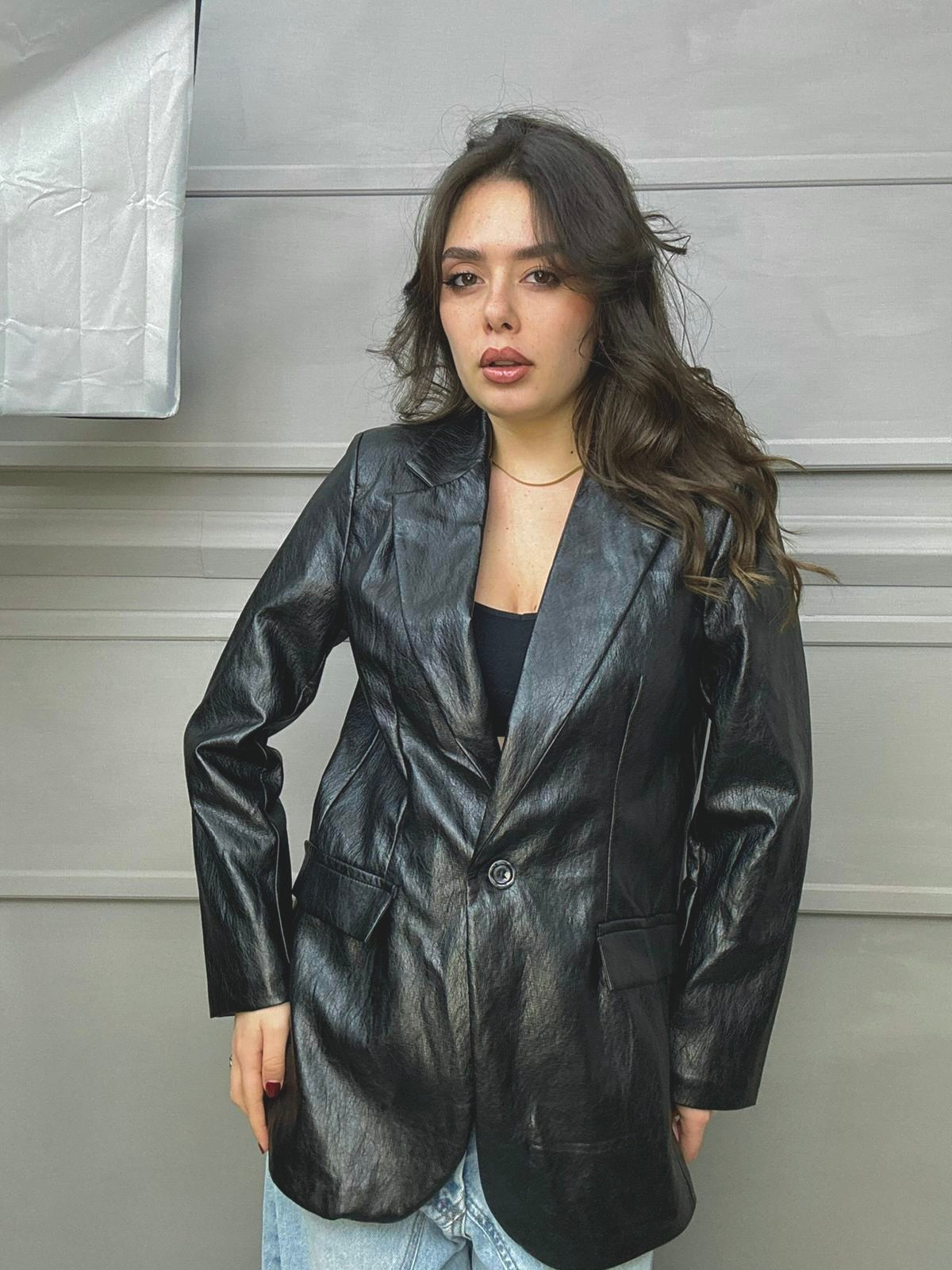 Blazer in Ecopelle