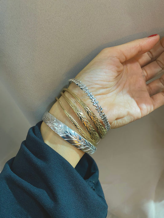 Set Bangles Foglie