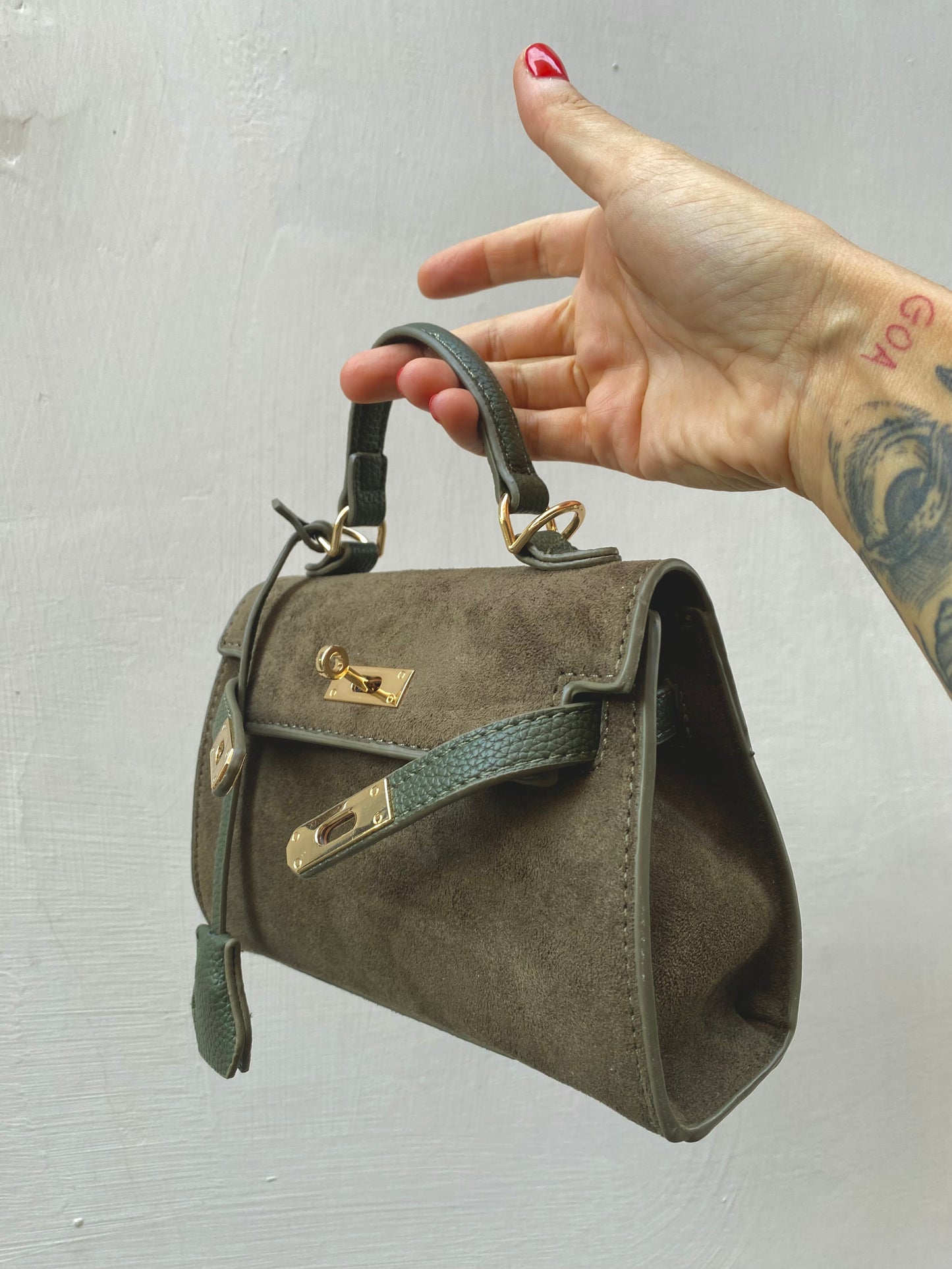 Kelly mini size Camoscio