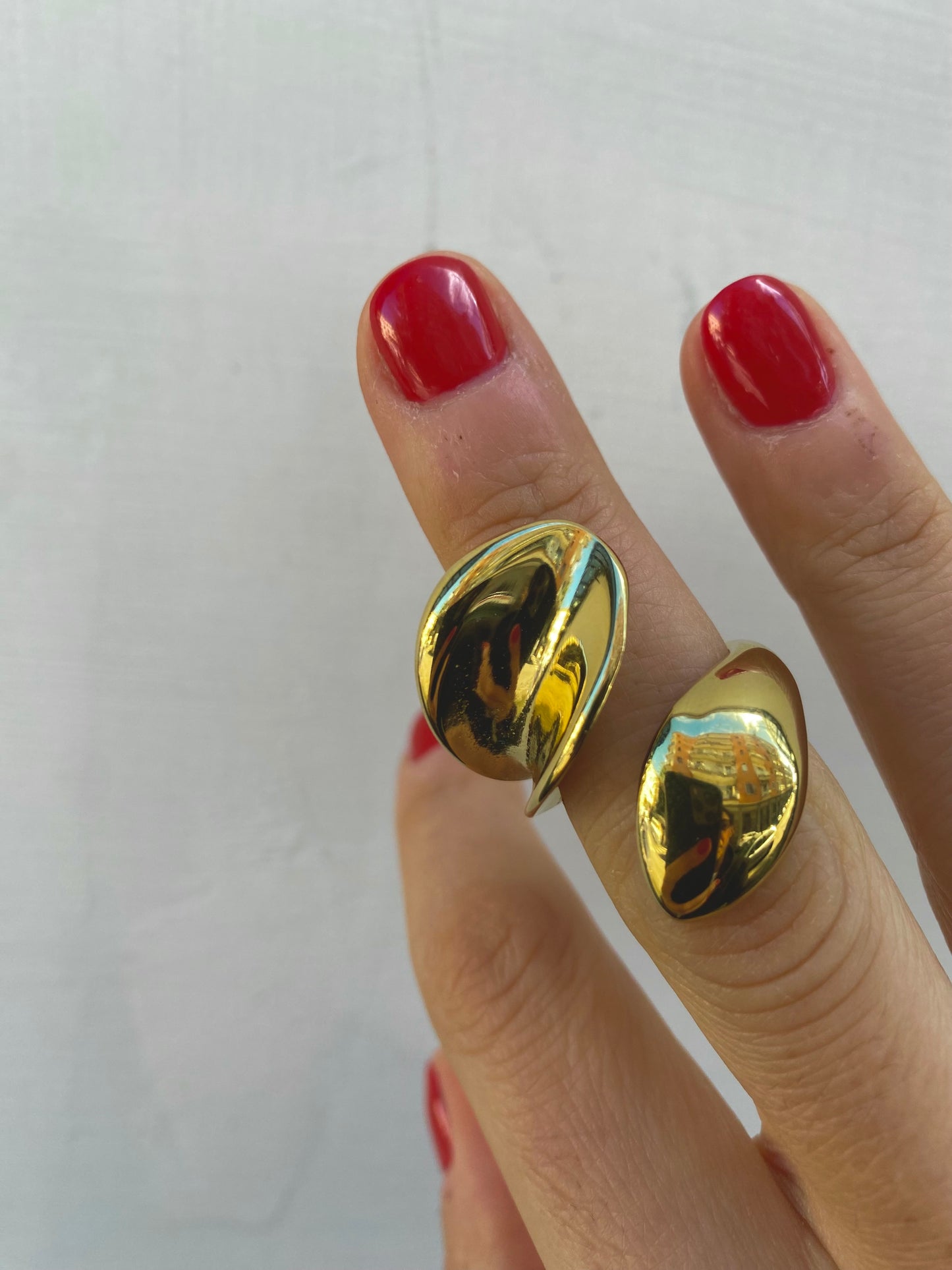 Anello Foglia girodito