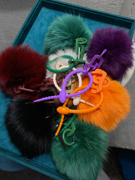 Pompon charms