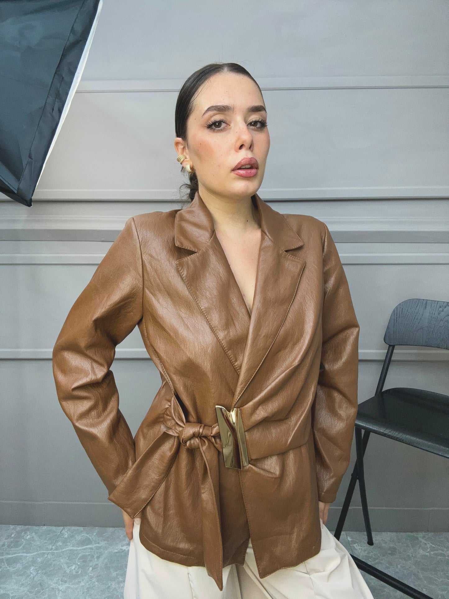 Blazer in Ecopelle
