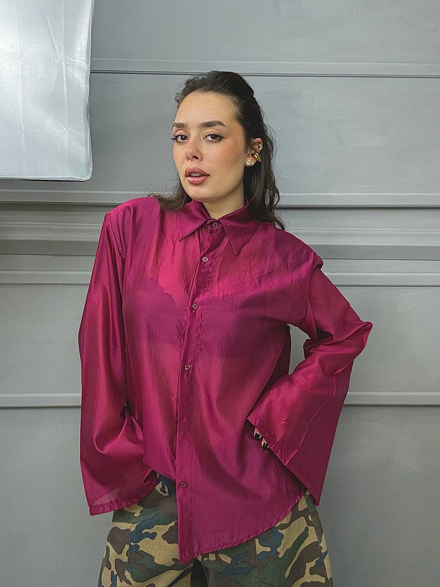 Maxi Camicia Velata