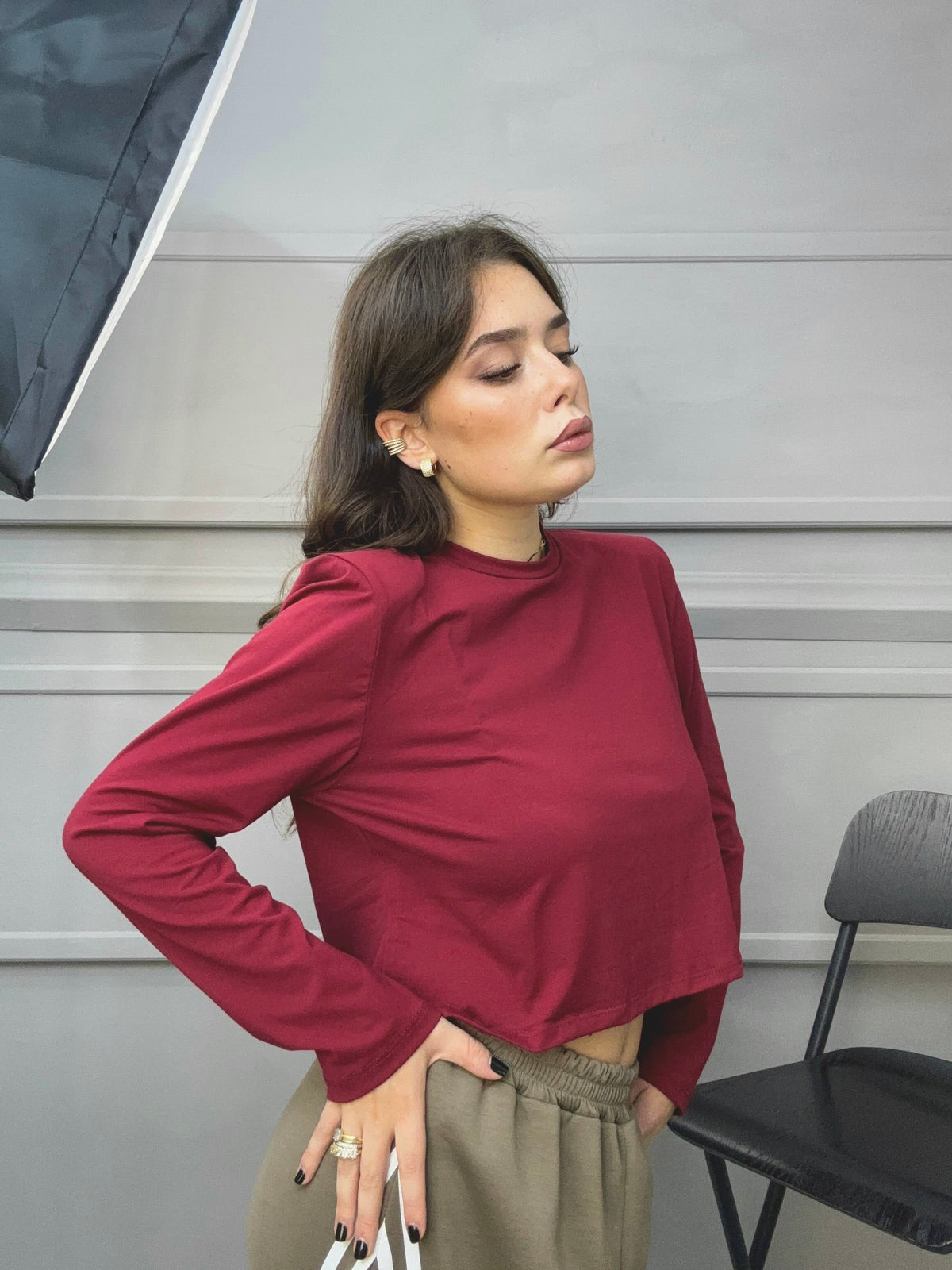 Crop Manica Lunga