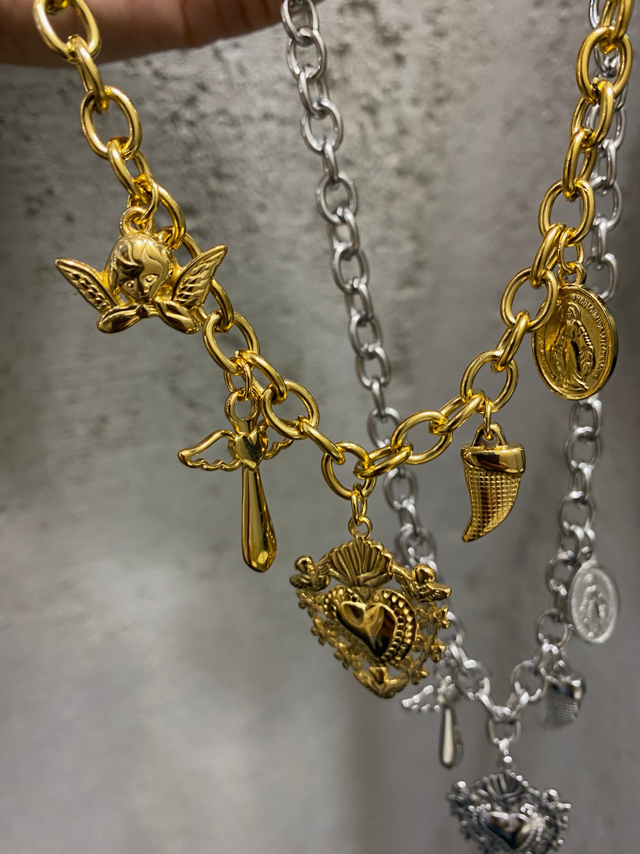 Collana multicharms ex voto