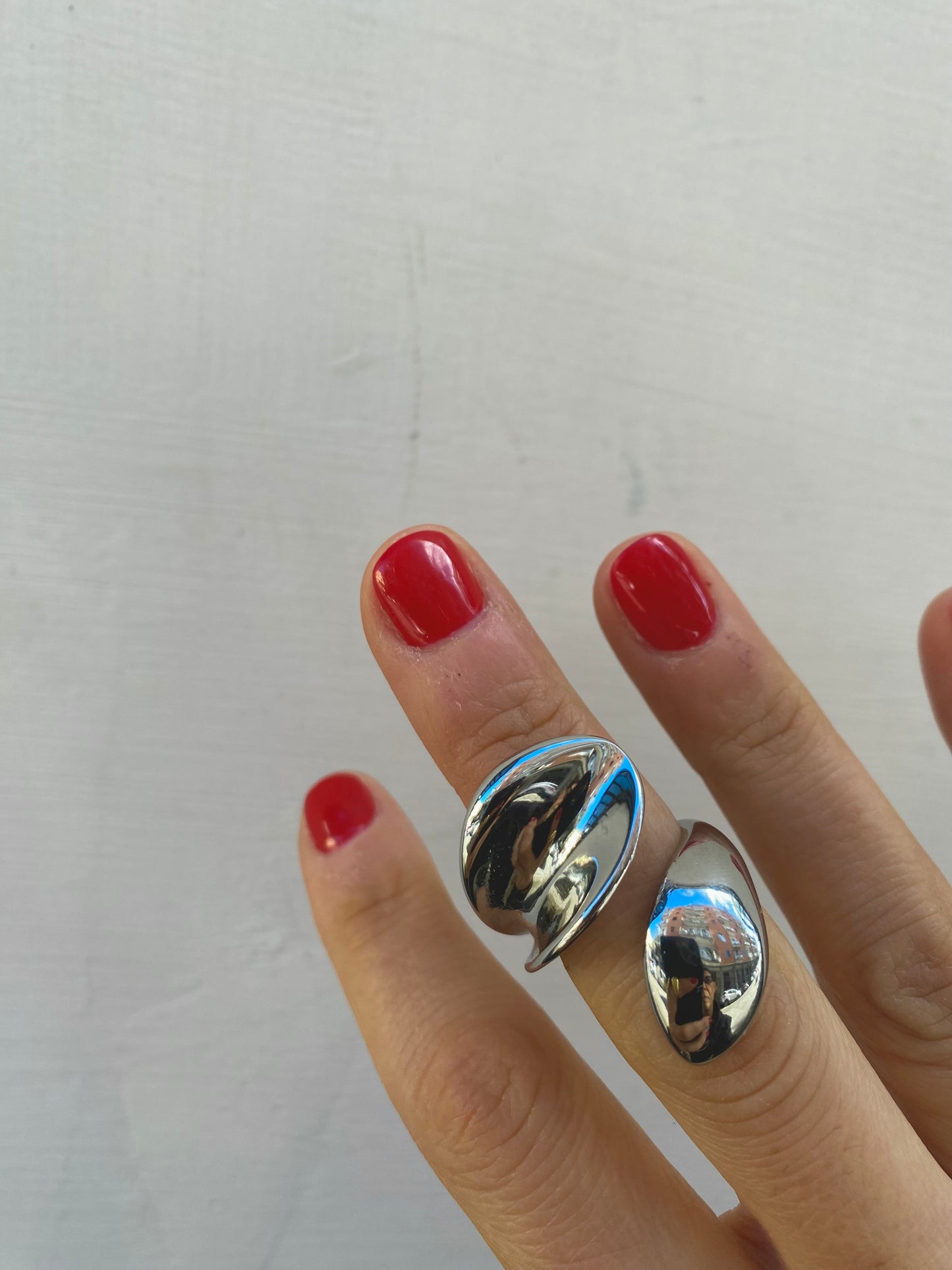 Anello Foglia girodito