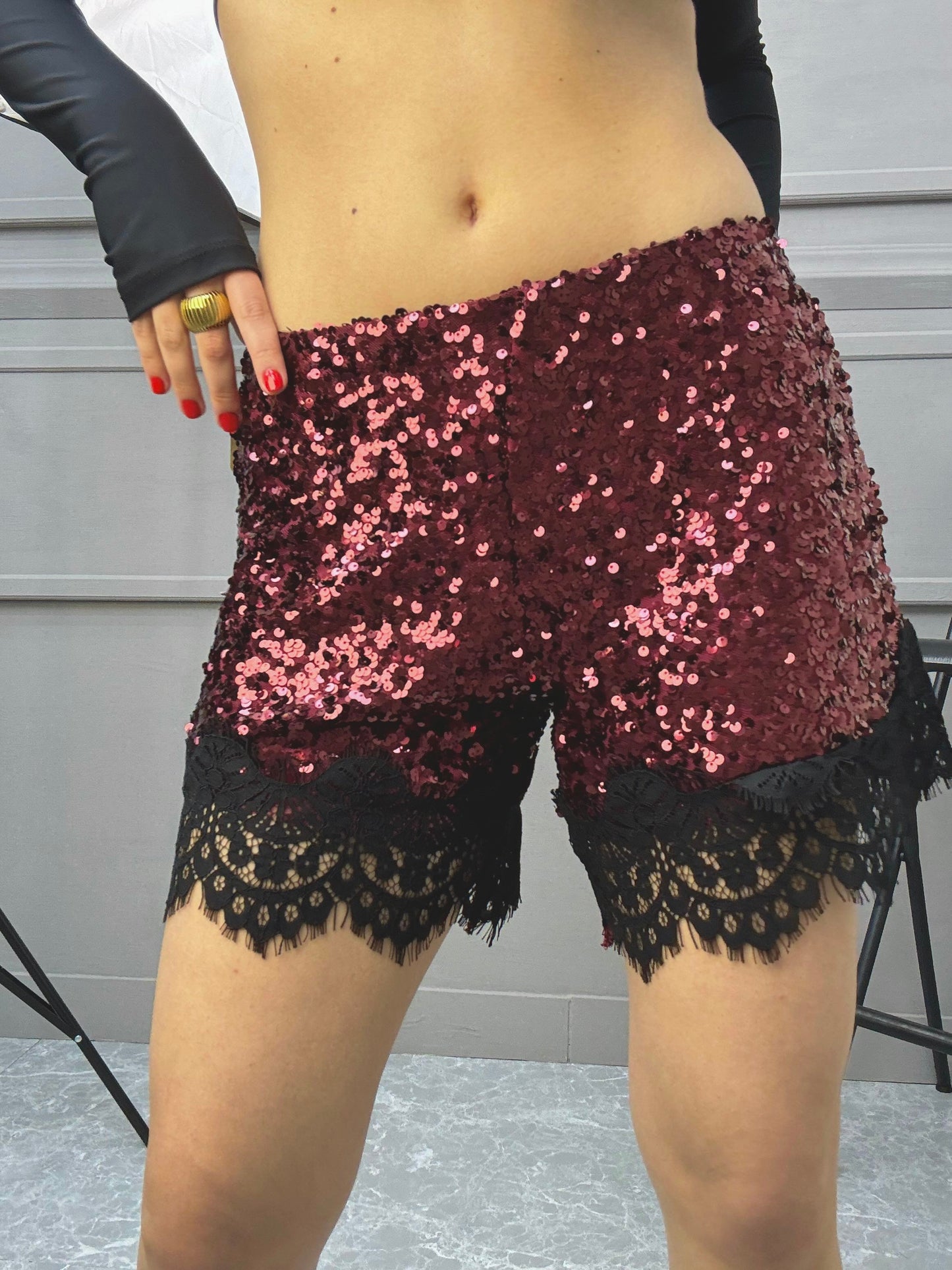 Shorts Paillettes